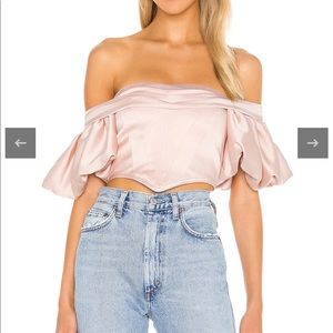 LPA Princessa Bustier Top in Nude NWT